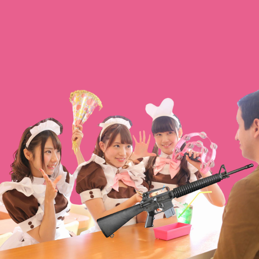 American Themed Gun Café Opening In Japan