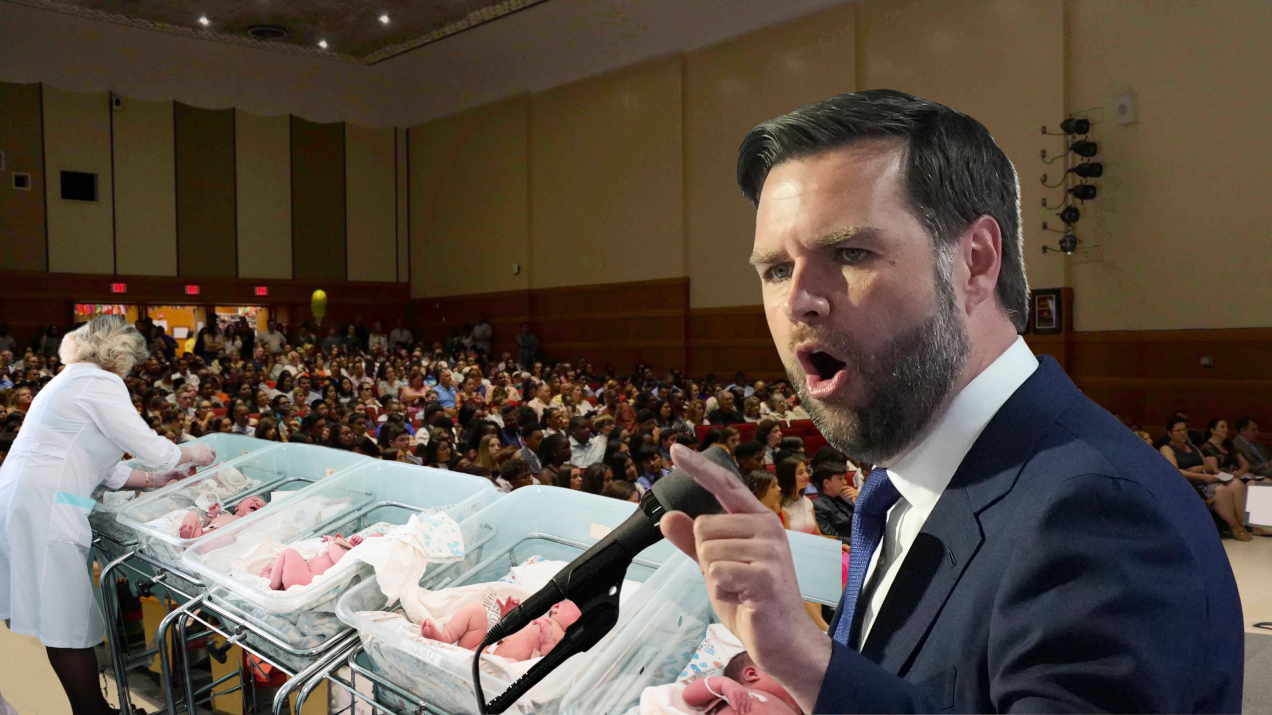 J.D. Vance Kicks off the New School Year With a Speech Admonishing Students for Not Having Children Yet.