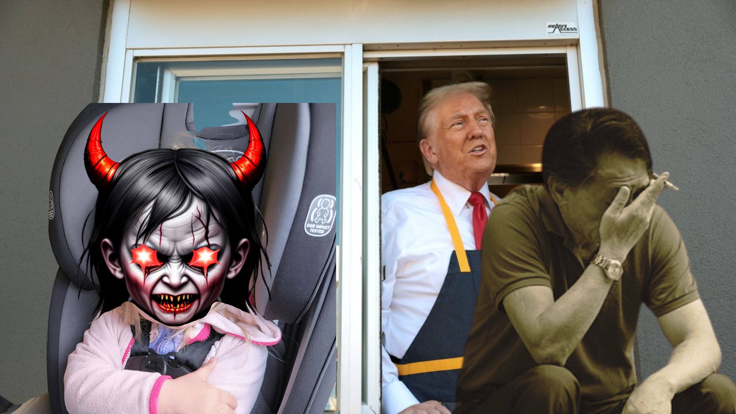 I Got Stuck Behind Donald Trump at the McDonald’s Drive-Thru