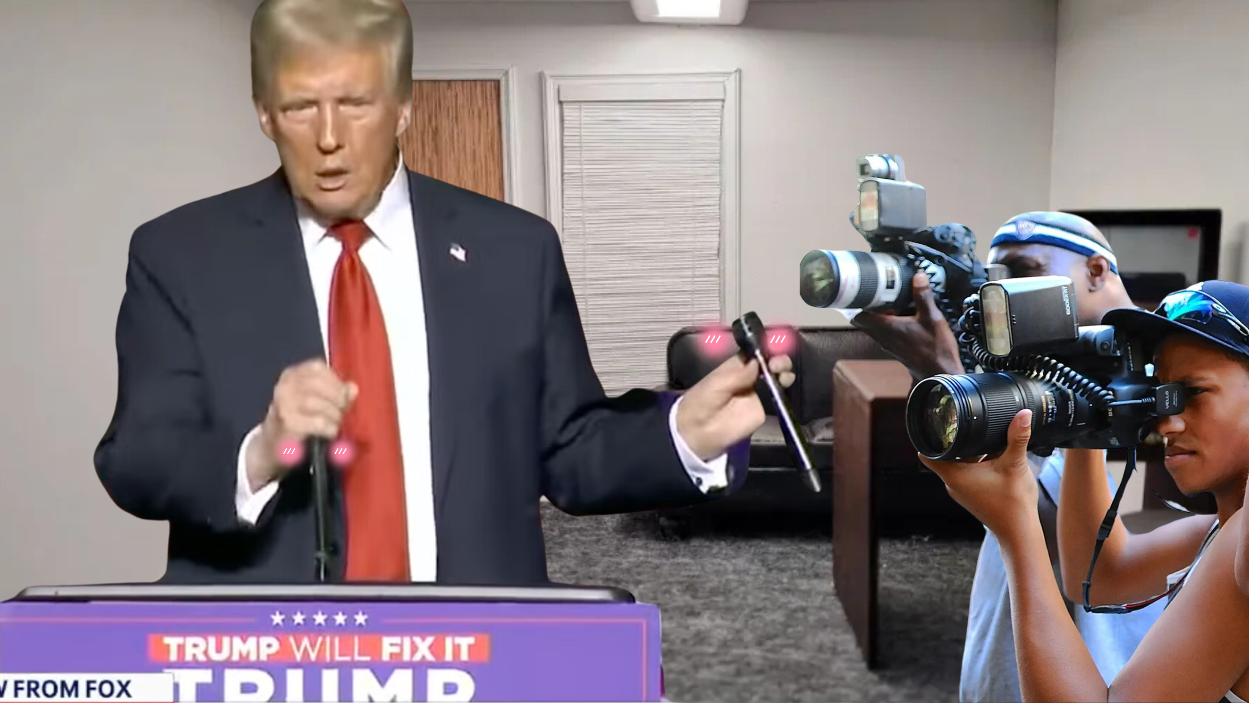 “AYE, YO”: Microphone Breaks Silence on Trump’s Handsy Milwaukee Performance